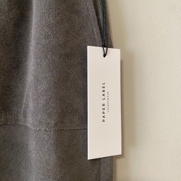 NWT Paper Label 100% Cotton Tommy Bermuda Short Charcoal Grey - Picture 4 of 13